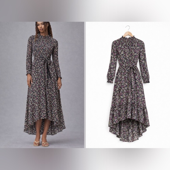 ME+EM Dresses & Skirts - ME+EM Floral High-Low Maxi Dress Size 6 New